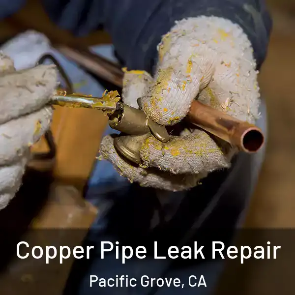  Copper Pipe Leak Repair Pacific Grove, CA